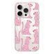 Чехол прозрачный Print Meow with MagSafe для iPhone 15 PRO MAX Leopard Pink - ash-mobile.com.ua - фото 1
