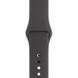 Ремешок Silicone Sport Band для Apple Watch 42mm | 44mm | 45mm | 46mm | 49mm Charcoal Grey розмір L