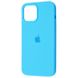 Чехол Silicone Case Full для iPhone 12 | 12 PRO Blue купить