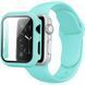 Ремінець Silicone BAND+CASE для Apple Watch 46 mm 10 series Ice Blue