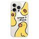 Чохол прозорий Print Duck with MagSafe для iPhone 15 PRO MAX Duck What? - ash-mobile.com.ua - фото 1