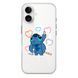 Чохол прозорий Print Blue Monster with MagSafe для iPhone 17 Draw