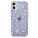 Чехол Purple Leopard Case для iPhone 11 Transparent купить