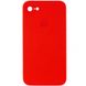 Чехол Silicone Case FULL+Camera Square для iPhone 7 | 8 | SE 2 | SE 3 Red