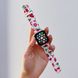 Ремешок New Year для Apple Watch 42/44/45/49 mm Penguin and Christmas trees Mint