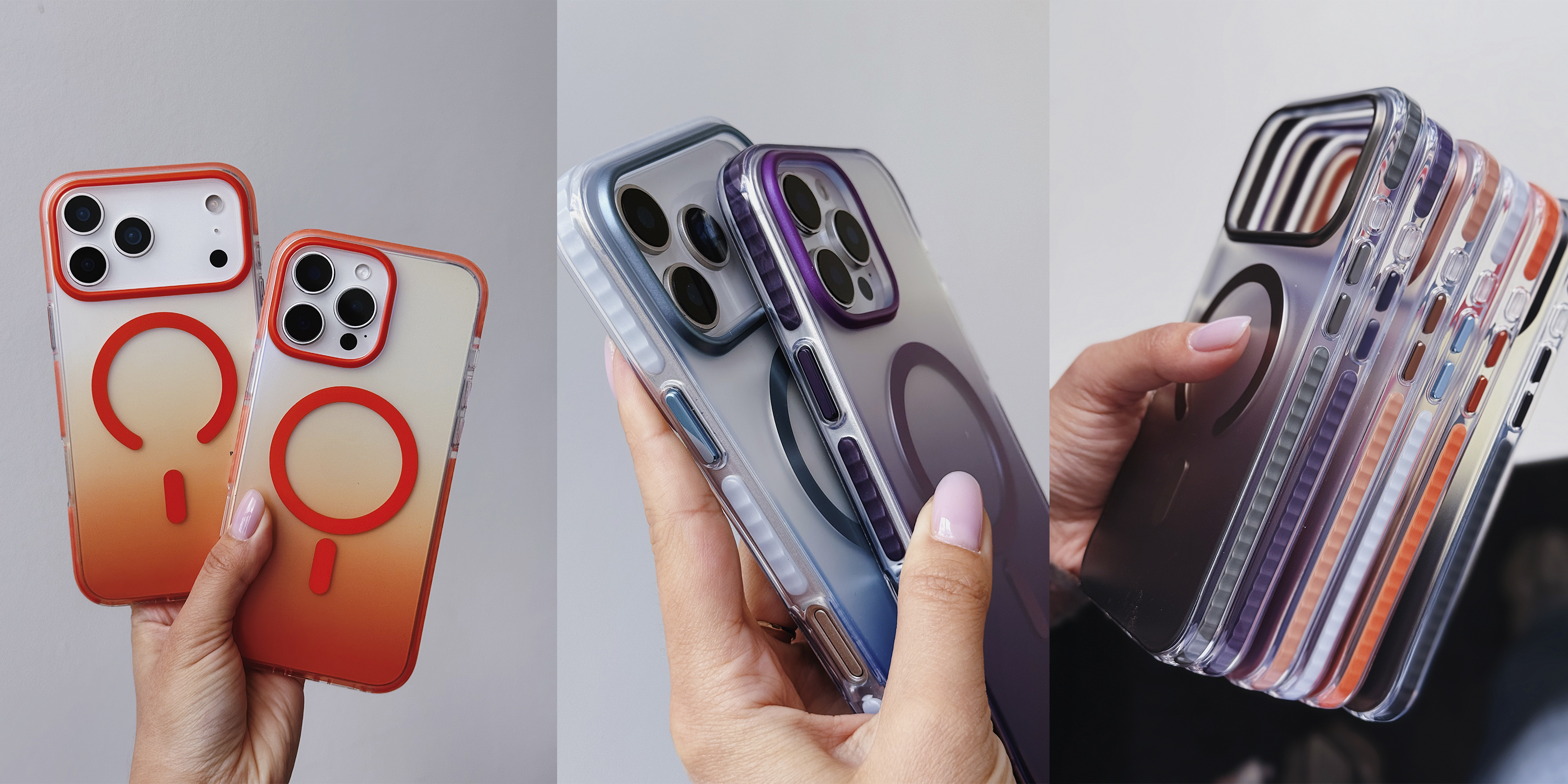 Разноцветные чехлы с Magsafe