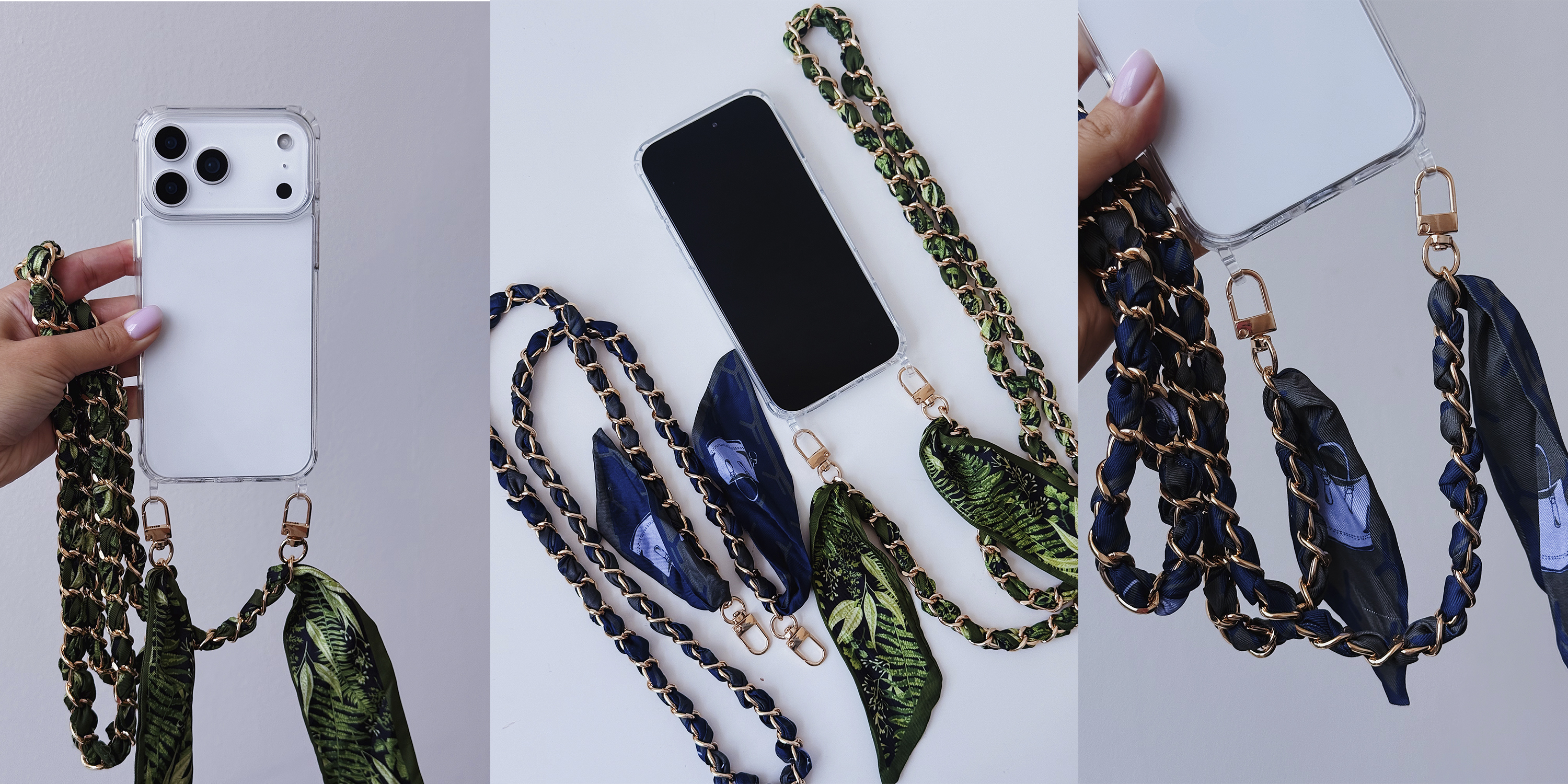 Шнурок на шию Silk Scarf Big для телефону