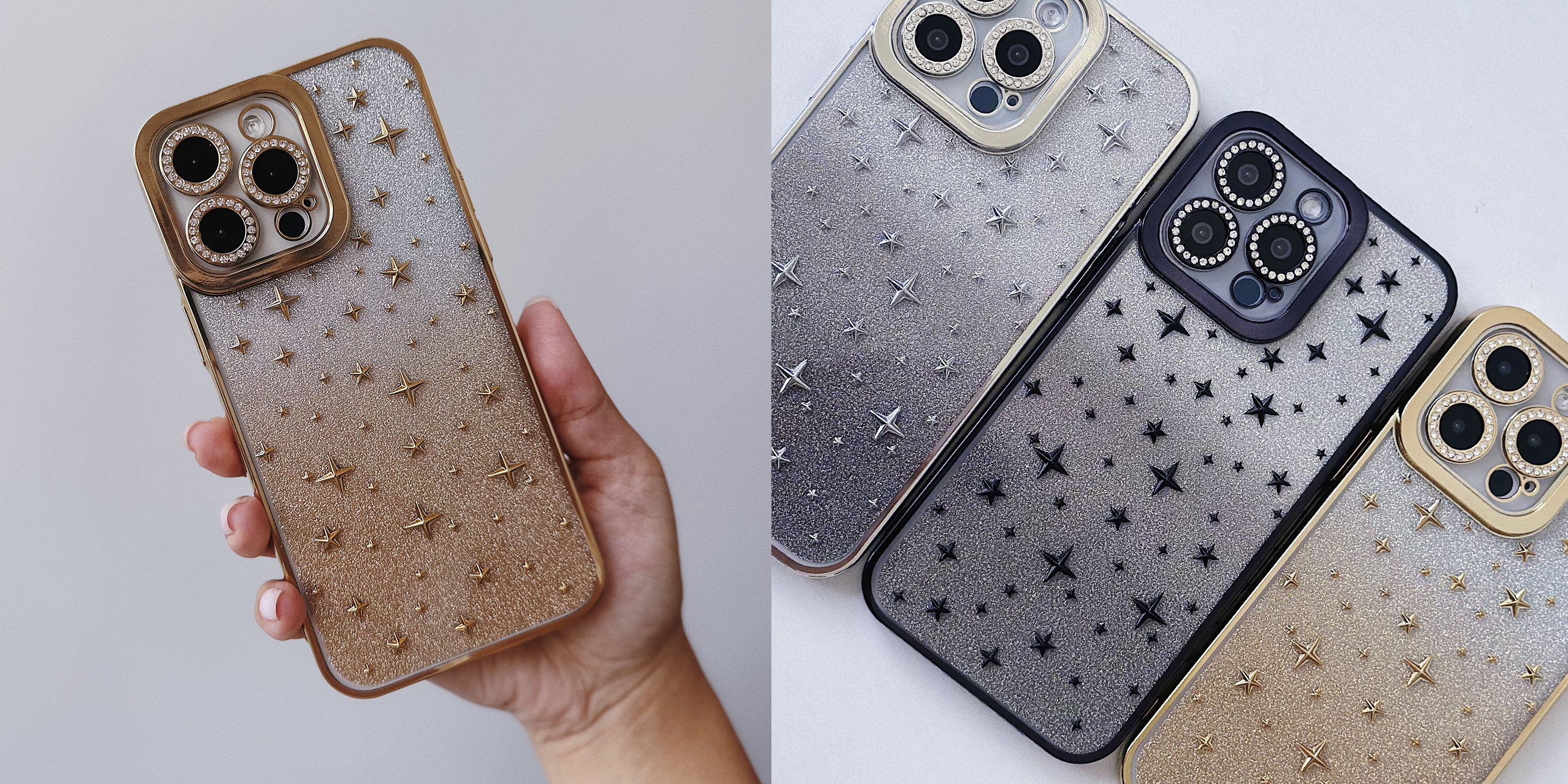 Чехол North Stars Case для iPhone 15 PRO MAX с блестками