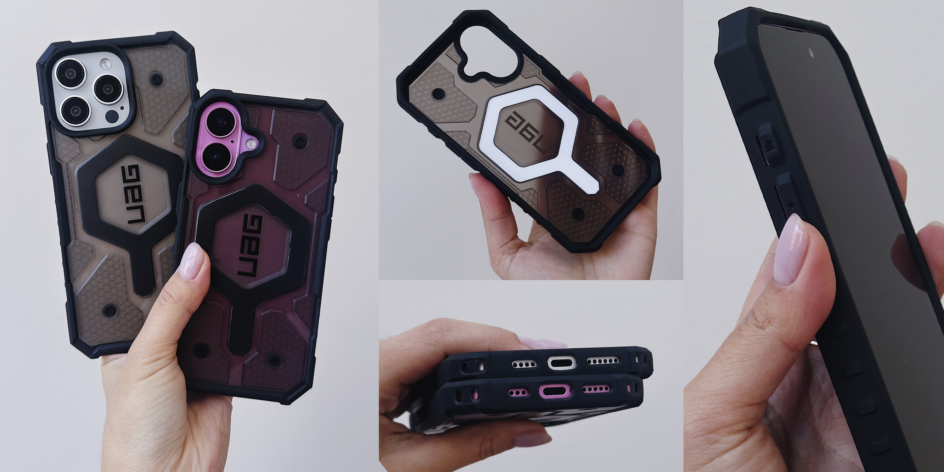 Чехол UAG Pathfinder Clear with MagSafe для iPhone 14 Ash