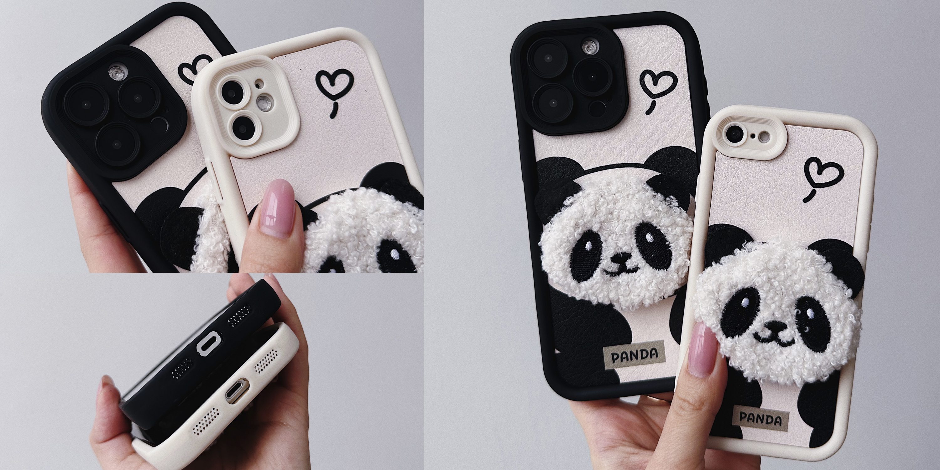 Чохол Panda Case для iPhone 15 з дизайном плюшевоі панди