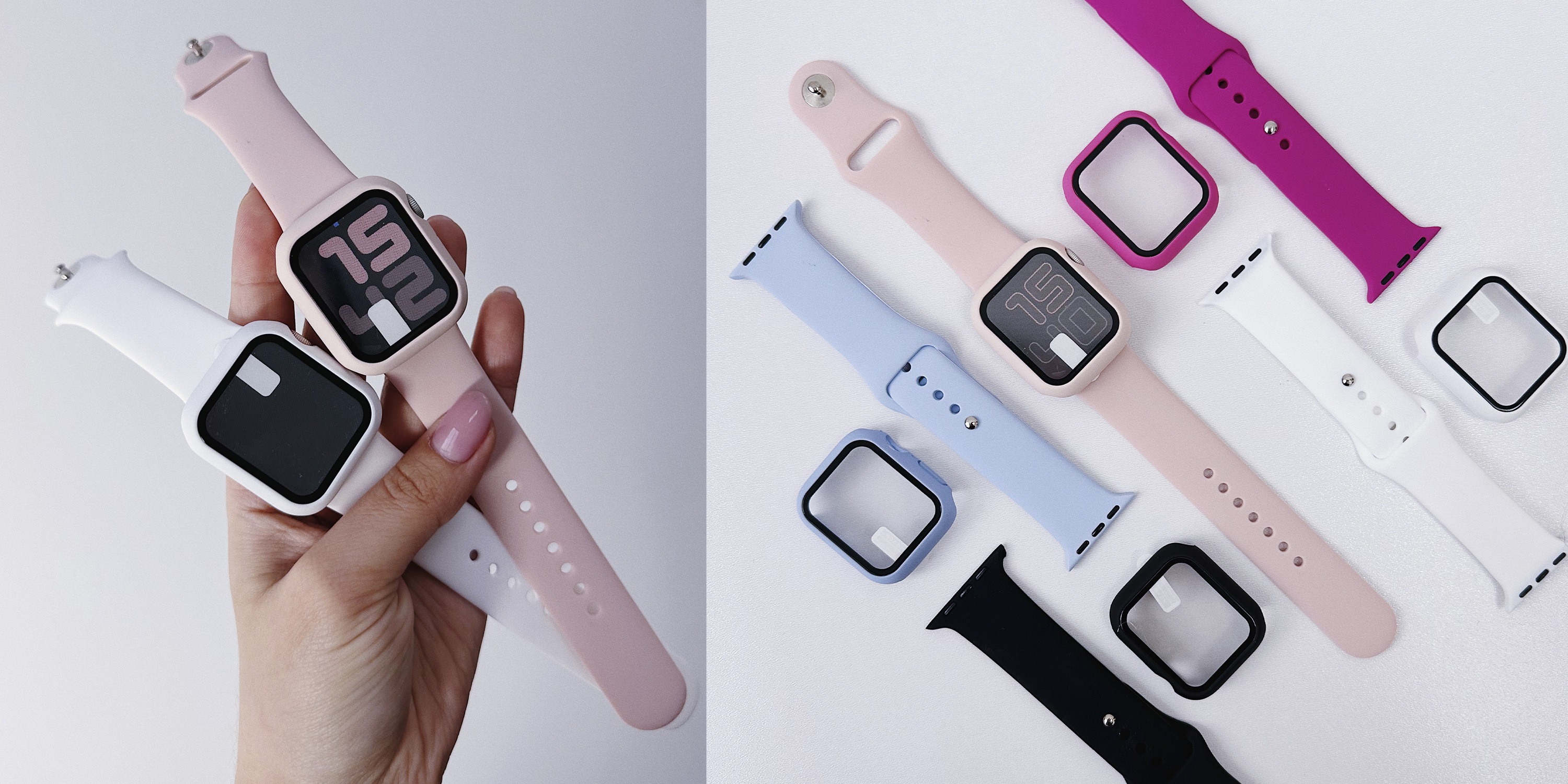 Силіконовий Ремінець+Чохол для Apple Watch 42mm | 44mm | 45mm | 49 mm