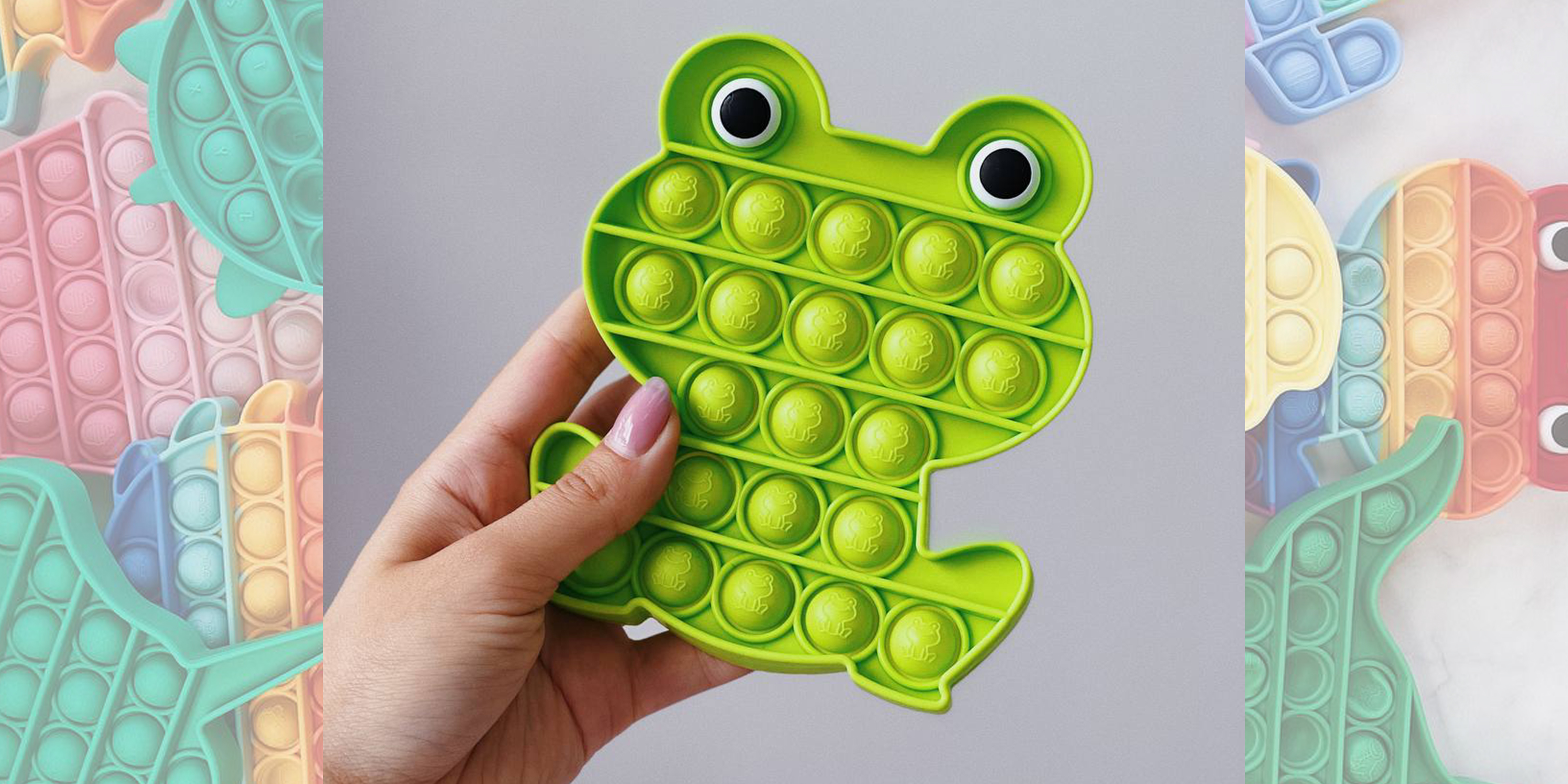 Pop-It іграшка Frog (Жабеня) Lime Green